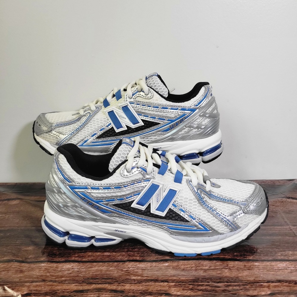 New Balance 1906R White Silver Blue Mens 9 Womens 10.5 M1906REB Running Shoes